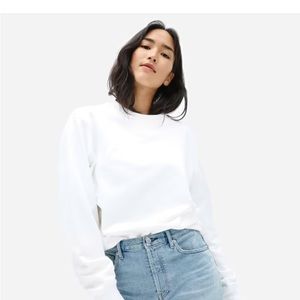 The Unisex French Terry Crew in Bone